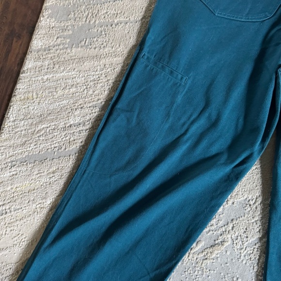 Marithe Francois Girbaud jeans teal blue Baggy loose straight Leg size 40 - Picture 9 of 11